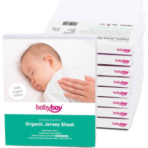 babybay Organic Comfort Mattress Pad with Dry Comfort Mattress Protector 