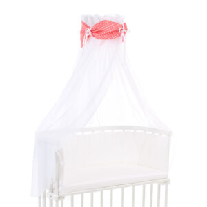 babybay organic canopy peach with stars