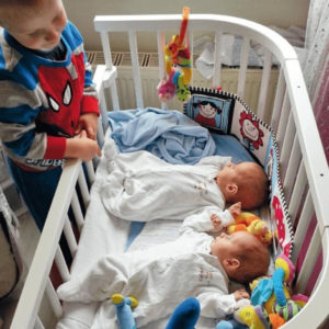 cosleeping with twins cobedding babybay