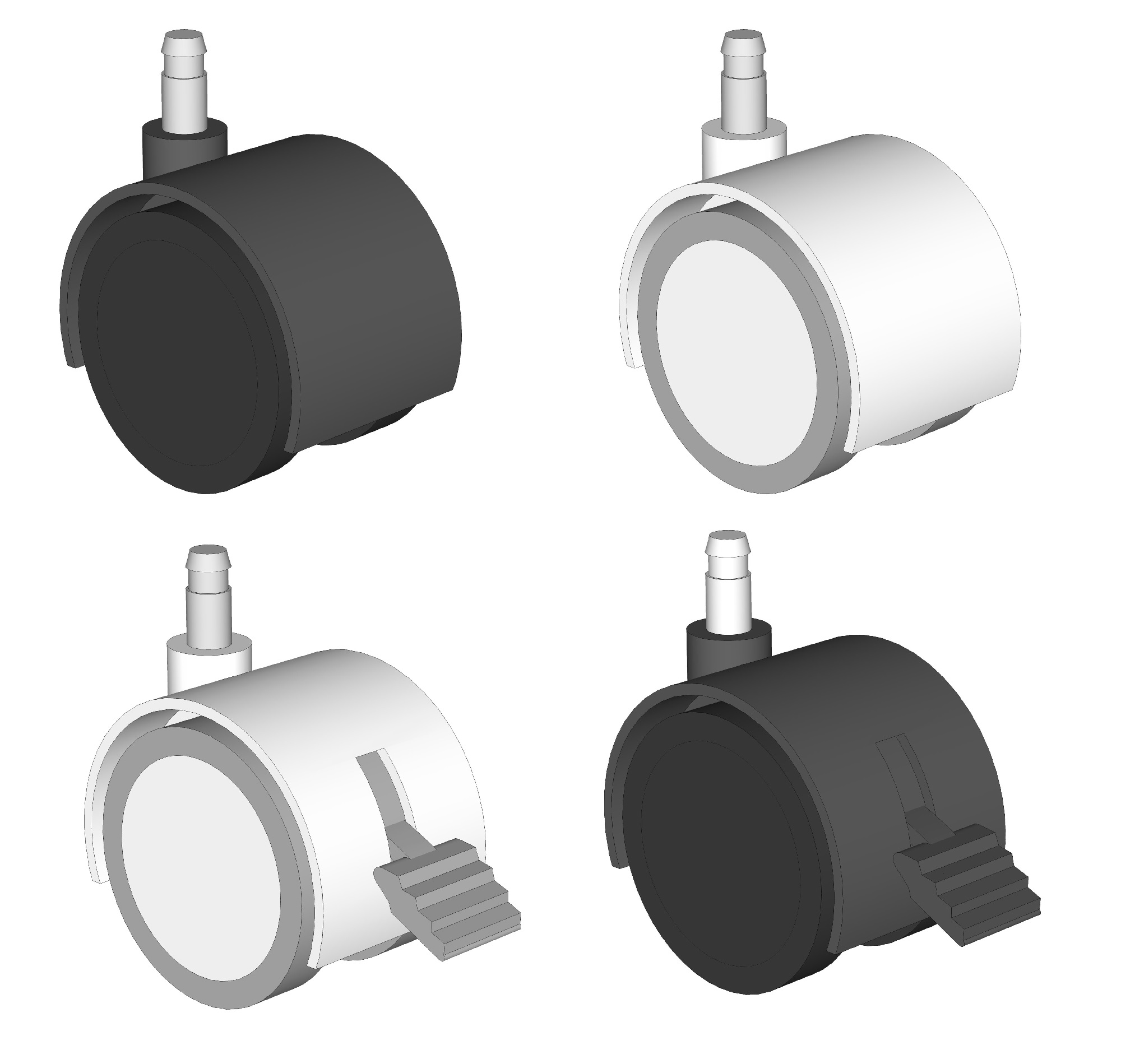 Replacement casters