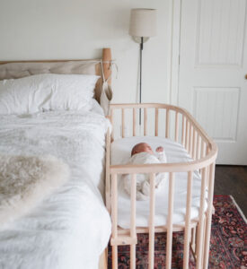 Bellababy Bedside Bassinet, Bedside Sleeper, Bedside Crib with Changing  Table, Easy Folding Portable Crib, Adjustable Portable Bed for  Infant/Newborn (Dark Grey) – New Dad Essentials